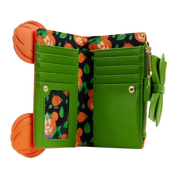 Minnie Mouse Glow in the Dark Pumpkin Flap Wallet - Picture 5 of 6